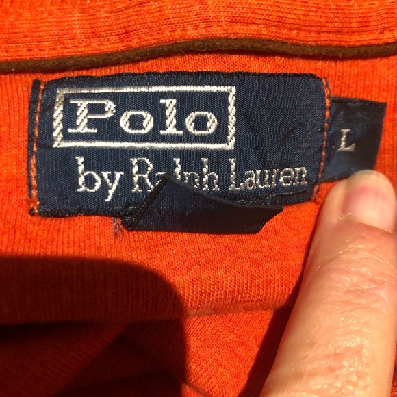 Polo by Ralph Lauren mens 1/4 zip sweater - Picture 3 of 5
